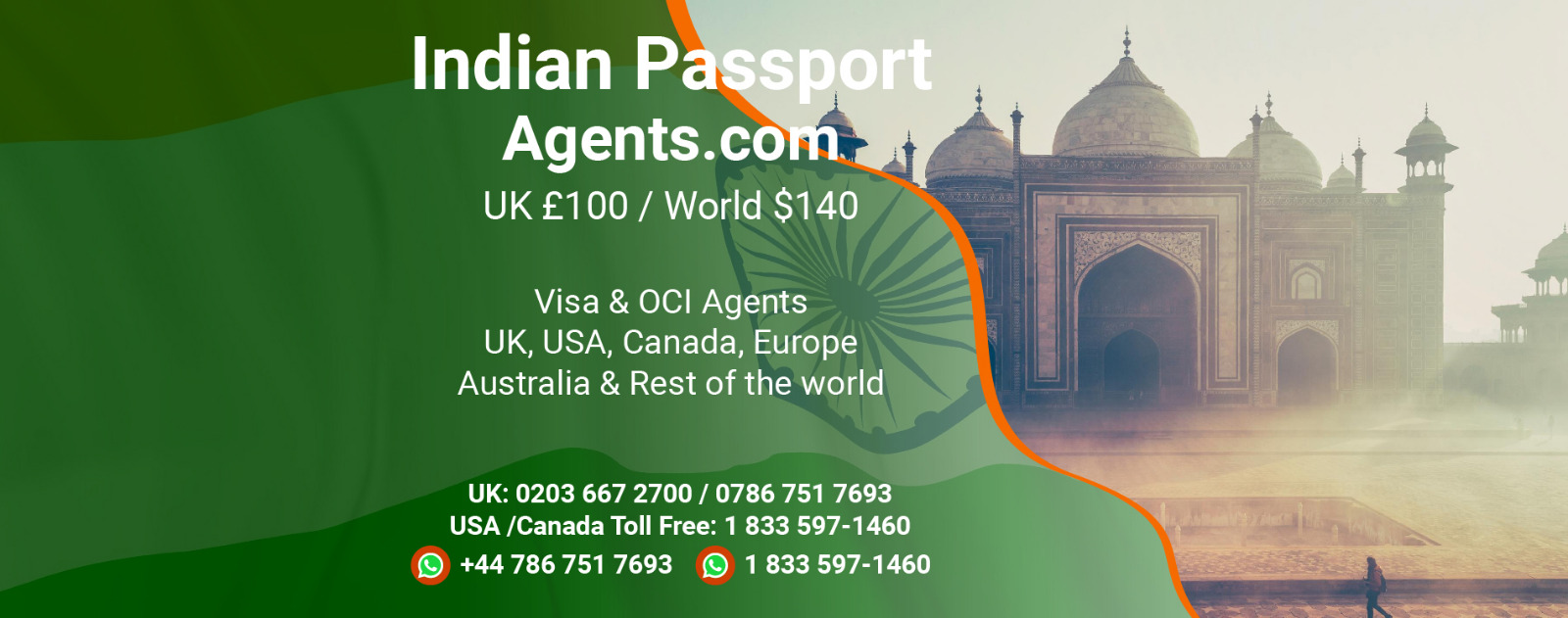 Indian passport agents usa